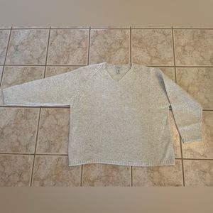 Vintage LL Bean Wool V Neck Sweater women’s XLarge